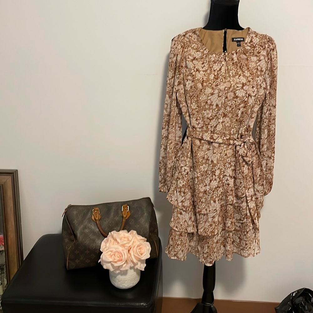 Express floral summer mini dress